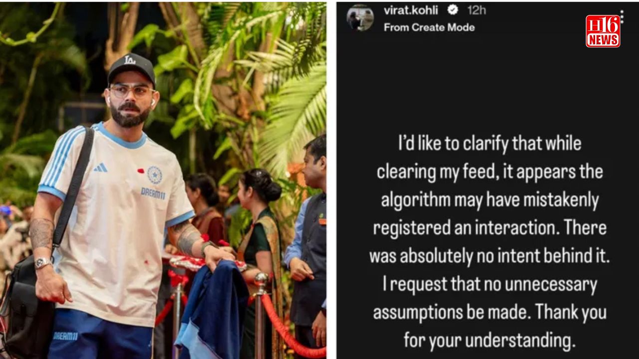 Virat Kohli issues clarification over liking TV actress’ Instagram picture